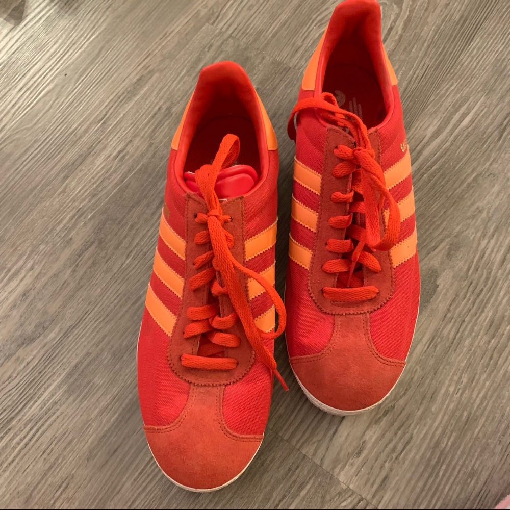 Adidas Gazelle Sneakers Red Size 11 - Picture 5 of 7